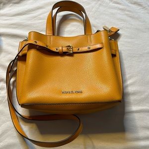 Michael Kors Hamilton Small Satchel Shoulder Crossbody Bag HONEYCOMB COLOR